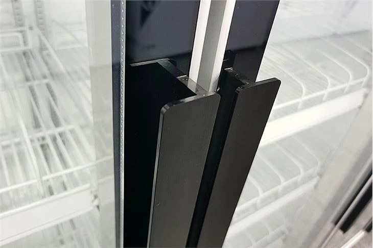 Upright Glass Door Upper Condensing Fridge
