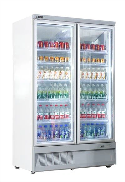 음료 냉장고 유리문