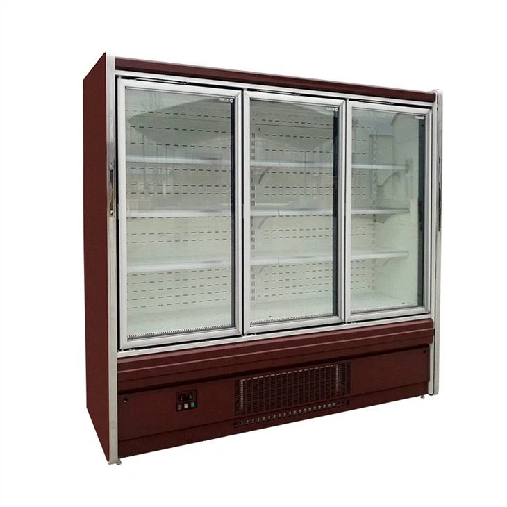 Vertical Air Curtain Cabinet With Door