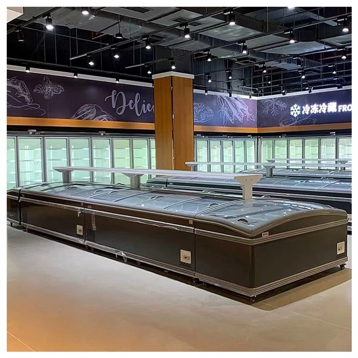 Commercial Frozen Food Display Freezer