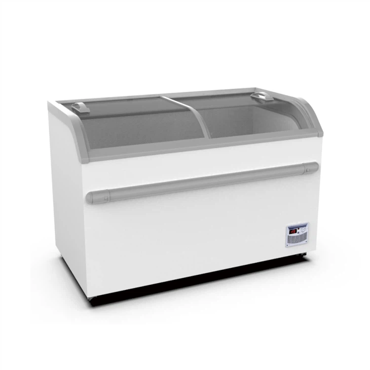 Curved Glass Display Fridge